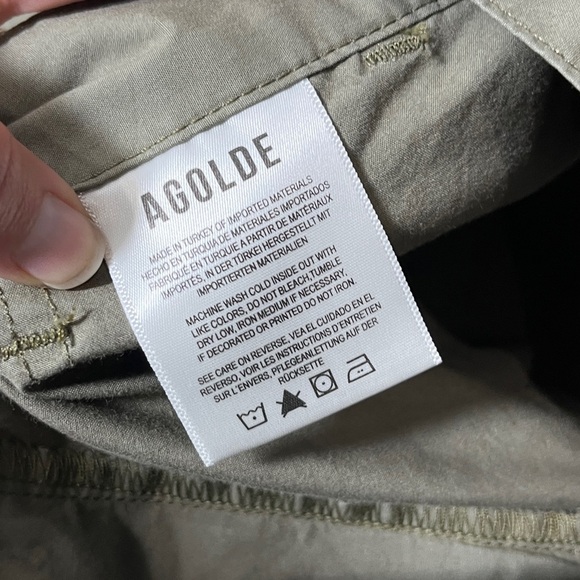 AGOLDE Daria Women's Utility Pant 25 NWOT Duffel Wide Leg Stretch Twill Cropped - Picture 10 of 15